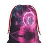 FFGhjk Technology Tunnel Patterned Medium drawstring bag, festive packaging bag, perfect for Christmas parties view 2