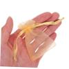 100pcs Gold Organza Drawstring Bags Small Mesh Pouches for Jewelry Storage Candy Bracelets Wedding Favors Elegant See-through Packaging view 4