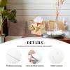 YzgWjBhd Leaf Around Birds Leather Tissue Box Cover Square, Waterproof Lightweight Tissue Holder Organizer for Bedroom Countertop Dresser Office Desk view 3