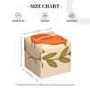 YzgWjBhd Leaf Around Birds Leather Tissue Box Cover Square, Waterproof Lightweight Tissue Holder Organizer for Bedroom Countertop Dresser Office Desk view 4