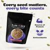 7 in 1 Seeds Mix 250g - Edible Seeds | Healthy | Diet Snacks | 100% Natural and Roasted - Pumpkin, Watermelon, Sunflower, Flax, Chia, Sesame & Soynuts (8.8 0Z PACK) view 3