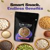 7 in 1 Seeds Mix 250g - Edible Seeds | Healthy | Diet Snacks | 100% Natural and Roasted - Pumpkin, Watermelon, Sunflower, Flax, Chia, Sesame & Soynuts (8.8 0Z PACK) view 4