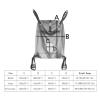 Full Body Mesh Patient Lift Sling for Shower and Toileting - Commode Opening Design, Heavy Duty Hoyer Transfer Sling, Adjustable Straps view 3