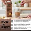 6x Organic Chocolate Banana Milk 32 fl oz Bundle with Straw Smooth Chocolate-Banana Drink for Simple Daily Enjoyment & Easy Serving Gift Set (7 Items) view 3