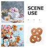 600pcs Christmas Cookies Bags: Plastic Wrapping Pouch - Individual Chocolate Ball Wrappers - Clear Self Sealing For Treat Cake Biscuit Packing Small Candy Baking Food view 3