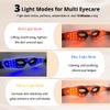 3 Modes Red Light Therapy for Eyes,Under-Eye Red Light Therapy mask Glasses & Light-Based Mask for Treatment of Periorbital Wrinkles,Relieving Eye Fatigue,LED Eye mask EY-20R view 2