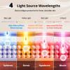 3 Modes Red Light Therapy for Eyes,Under-Eye Red Light Therapy mask Glasses & Light-Based Mask for Treatment of Periorbital Wrinkles,Relieving Eye Fatigue,LED Eye mask EY-20R view 3