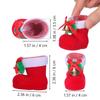 SOIMISS Reusable Boys and Candy Boots, Soft Flocking Material Christmas Candy Present Packing Pendants view 2