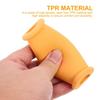 10pcs Tpr Crutch Hand Grips Replacement for Standard Aluminum Crutches Underarm Pads Accessories Yellow Cushioned Handles Easy to Install Walker Parts view 3
