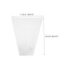 100pcs Clear Flower Bouquet Bags Mil Thick Plastic Wrapping Sleeves for Florist Supplies Wedding Anniversary Mother's Day Valentine S Day Flower Packaging view 2