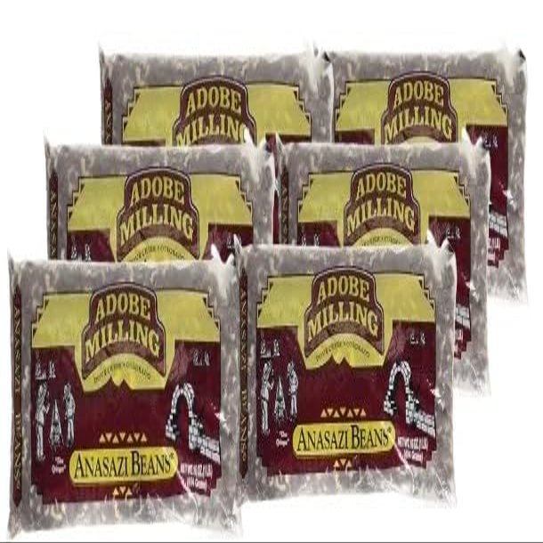 Adobe Milling Dried Anasazi Beans 16oz - 6 Pack - Ilios Packaging