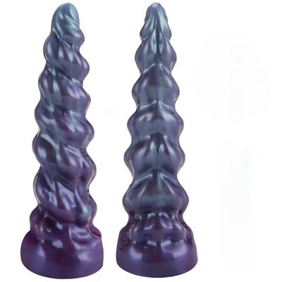 10 inch Flexible Silicone Massager with Powerful Vibration for Deep Relaxation ED49240