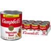 Campbell's Condensed Vegetable Beef Soup, 13.8 oz Can (12 Pack) view 1