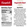 Campbell's Condensed Vegetable Beef Soup, 13.8 oz Can (12 Pack) view 2