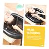 Balacoo Inflatable Portable Shampoo Basin Ergonomic Hair Washing Tray for Bedridden Elderly Pregnant Women Patients Comfortable Neck Support Wash Bowl view 3