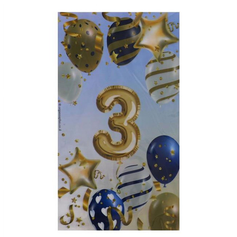 6 x 12 in. Upsherin Cellophane Bags with 3 in. Balloons - Pack of 20