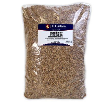 10LB WARMINSTER PREMIUM ENGLISH CRYSTAL BARLEY MALT 40L - Uncrushed