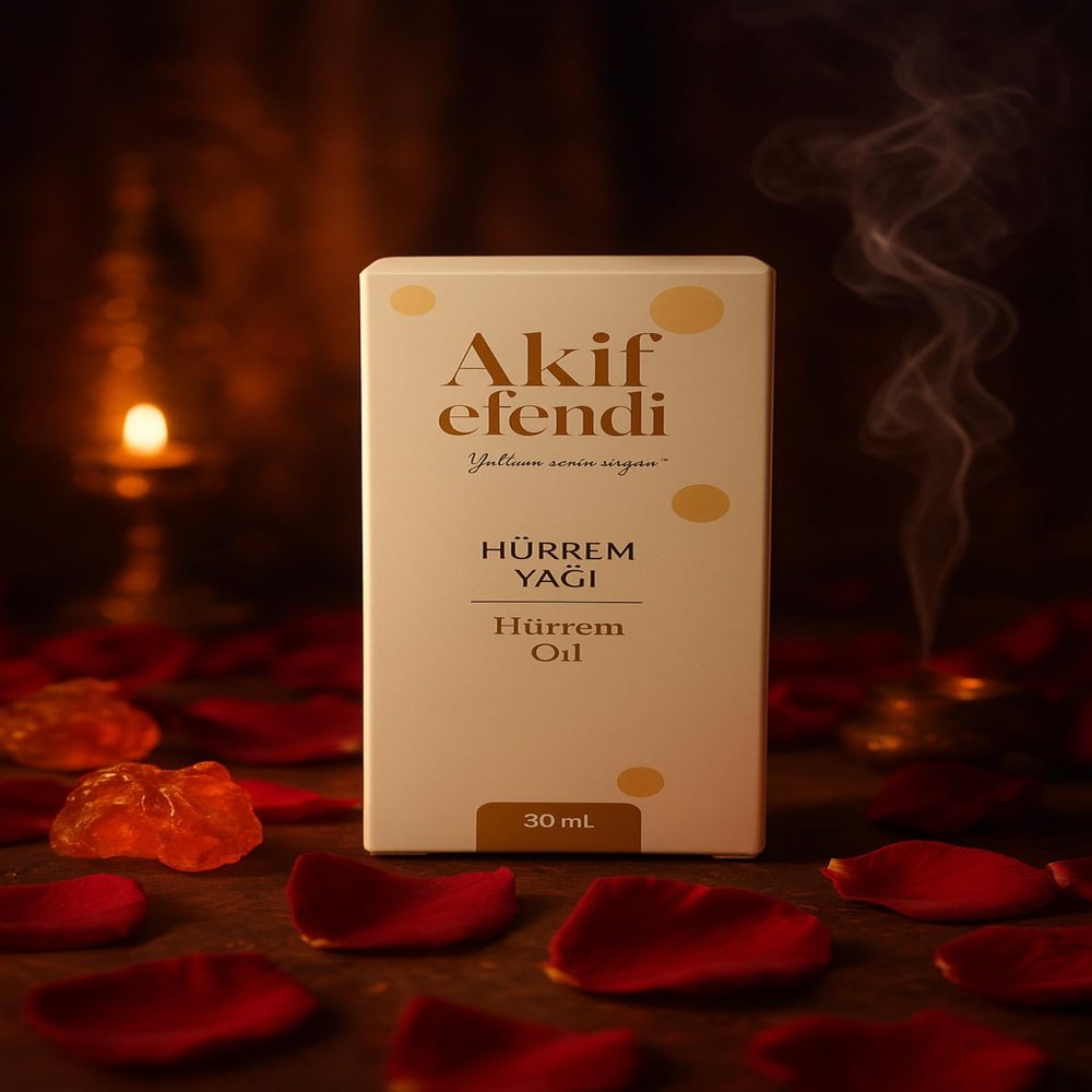 Akif Efendi Hurrem Oil - Premium Attraction Enhancement Oil Blend - Traditional Turkish Formula - Natural Ingredient Blend