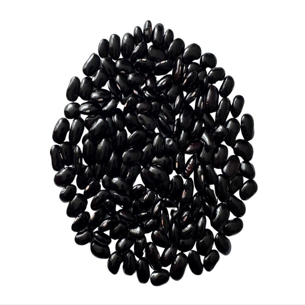 Black Ayocote Beans (Frijol Ayocote Negro), Premium Heirloom Whole Dried, Bulk 5 lb Product of Mexico.