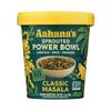 Aahana's Sprouted Power Bowls | 18g High Protein, High Fiber | Instant Lentils, Vegan, Gluten Free, Ready Meals | Indian Vegetarian Meal | No Refrigeration Required | Just Add Water (24 Count Classic Masala) view 1