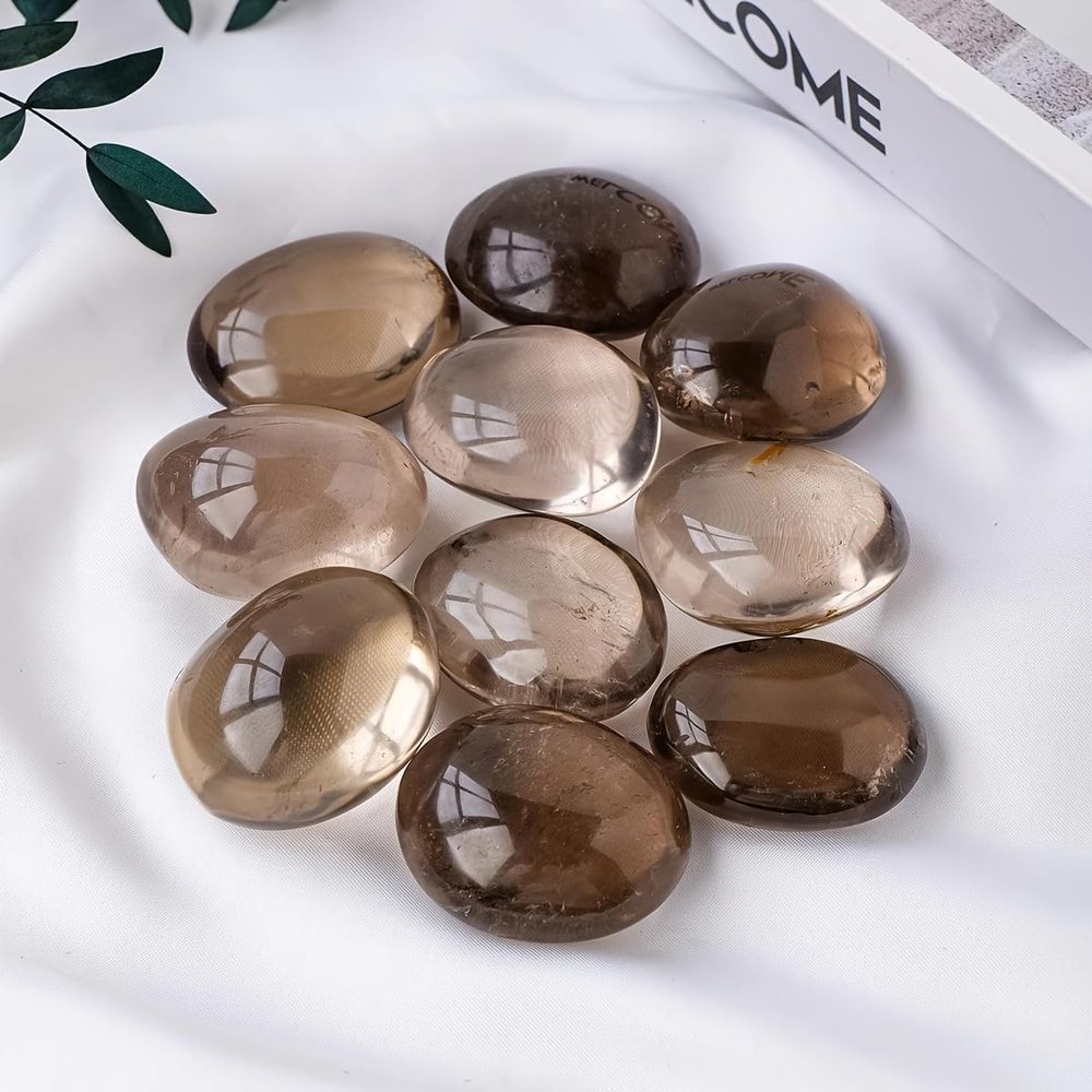 100g-200g Polished Smoky Quartz for Making Jewelry Home Decoration