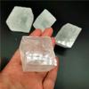 100-150g 1pc White Calcite Cube Raw Crystal Stones Optical Calcite Crystal Quartz for Decoration and Collecti view 2