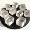 100-150g 1pc White Calcite Cube Raw Crystal Stones Optical Calcite Crystal Quartz for Decoration and Collecti view 3