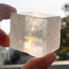 100-150g 1pc White Calcite Cube Raw Crystal Stones Optical Calcite Crystal Quartz for Decoration and Collecti view 4