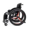 All-Terrain Folding Lightweight Adult Wheelchair Aluminium Self-propelled Manual Chair with Anti-Tipper for Youth Adults Elderly(BlackB,Seat Width 42cm/16.5in) view 1