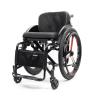 All-Terrain Folding Lightweight Adult Wheelchair Aluminium Self-propelled Manual Chair with Anti-Tipper for Youth Adults Elderly(BlackB,Seat Width 42cm/16.5in) view 2