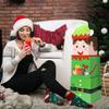 Bemvp Christmas Box Decoration, 3pcs Stackable Gift Boxes Small Christmas Nesting Boxes Decrotive Stacking Gift Boxes for Holiday Winter Party view 2