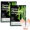 20PCS Foot Pads for Soft Feet Health Care Better Sleep Natural Bamboo Ginger Powder with Stress Relief, Improve Sleep, Deep Cleansing, Relaxation, Relieves Fatigue view 1