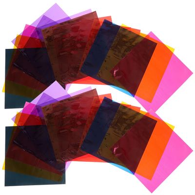 OATIPHO 84 Sheets Multi-colored Cellophane Paper Sheets Wrapping Cellophane for Candy DIY Crafts Anti-wear Material Creative Handmade Decorations