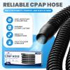 1 Pack CPAP Hose, Universal CPAP Tubing 6 Foot (72") Standard 22mm CPAP Tube Compatible with Most CPAP Machines, Flexible, Lightweight, Durable CPAP Supplies & Accessories, Black view 3