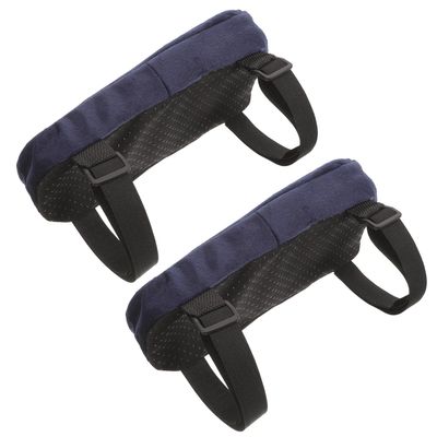 Yardenfun 2pcs Wheelchair Armrest Pads Armrest Covers Anti-Slip Comfortable Cushions for Wheelchairs Office Chairs Elbow Support Neck Pressure
