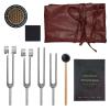 Tuning Forks for Healing Set 128Hz 136.1Hz 256Hz 384Hz Aggravated and Non Aggravated Tuning Forks and Activators Essential Yoga and Meditation Accessories and Sound Therapy Equipment view 1