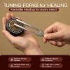 Tuning Forks for Healing Set 128Hz 136.1Hz 256Hz 384Hz Aggravated and Non Aggravated Tuning Forks and Activators Essential Yoga and Meditation Accessories and Sound Therapy Equipment view 3