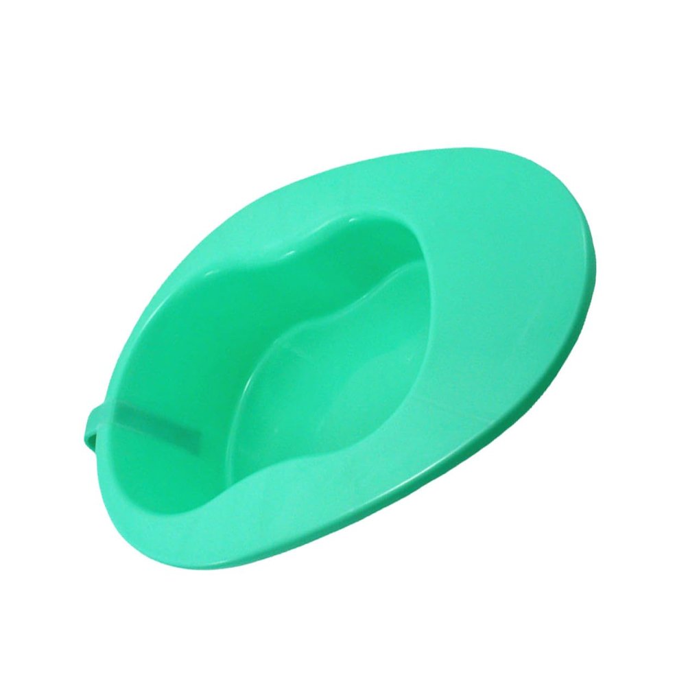 Yardenfun Handled Bedpan Urinal for Bedridden Patients with Ramp Design Wide Seat Surface Easy-Clean Plastic Nursing Urinal Pot for Pregnant Women and Elderly Care
