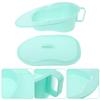 Yardenfun Handled Bedpan Urinal for Bedridden Patients with Ramp Design Wide Seat Surface Easy-Clean Plastic Nursing Urinal Pot for Pregnant Women and Elderly Care view 4