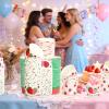 120Pcs Strawberry Paper Cups Bowls 12 oz Strawberry Disposable Ice Cream Snack Bowls Sweet Berry Spring Fruit Food Yogurt Cup Containers for Hot or Cold Food Candies Spring Birthday Party Supplies view 3