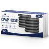 2 Pack CPAP Hose, Universal CPAP Tubing 6 Foot (72") Standard 22mm CPAP Tube Compatible with Most CPAP Machines, Flexible, Lightweight, Durable CPAP Supplies & Accessories, Black view 1