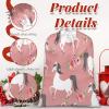 Aglebo Horses Rose Reusable Christmas Gift Bag Set with Drawstring 30" x 40" Xmas Treats Bags Funny Design for Party Birthday Xmas Presents Wrapping Bags (1 Pack) view 4
