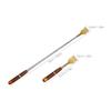 DECORNIJIA Portable Stainless Steel Telescoping Back Scratcher with Horn Massage Roller Retractable Itch Relief Tool for Deep Tissue Body Massages Compact and Lightweight for Travel and Home view 2