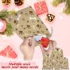 Aglebo Pet Pows Reusable Christmas Gift Bag Set with Drawstring 20" x 30" Xmas Treats Bags Funny Design for Party Birthday Xmas Presents Wrapping Bags (1 Pack) view 3