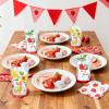 100Pcs Strawberry Plastic Cups 16 oz Strawberry Birthday Disposable Plastic Cups Berry Sweet Fruit Clear Cocktail Glasses for Spring Wedding Beach Beverage Juice Drinking Snacks Coffee Party Supplies view 4