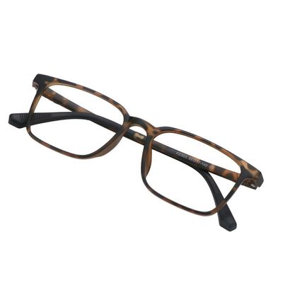 VisionGlobal Blue Light Blocking Glasses, Computer Reading, TV Glasses, Stylish Square Frame (Tortoise,+5.25 Magnification)