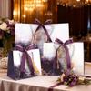 DONQE Paper Gift Bags with Handles and Bow Ribbon, 3PCS 9.847.874.72In Goodie Bags Bulk, Reusable Party Favor Bags for Birthday Wedding Valentine's Day, Mother's Day view 2