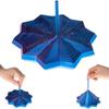 3D Printed Expanded Sensory Fidget Star, Fractal Fidget Hexagon with Handles, Colorful Whirling Spiral Design, 2025 New Star Shaped Fidget Star (Gradient Blue, Small) view 1