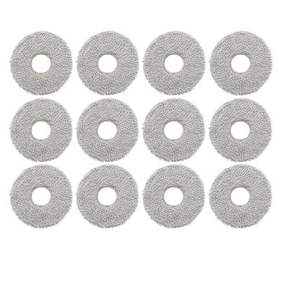 Mop ClothCompatible For EcovacsCompatible For DeebotT30 Pro/T20/T10/X1/X2 Omni/T10 Turbo Mop Cloth Robot Vacuum Cleaner Mop Pads(12pcs)