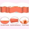 qiqee 24pcs Pink-Orange Gift Bags with Tissue Paper for Wedding, Birthday, Party Supplies-4.7"x6.3"x2.4" Small Size Cardboard Gift Bags24pcs Bags + Tissue Paper view 2